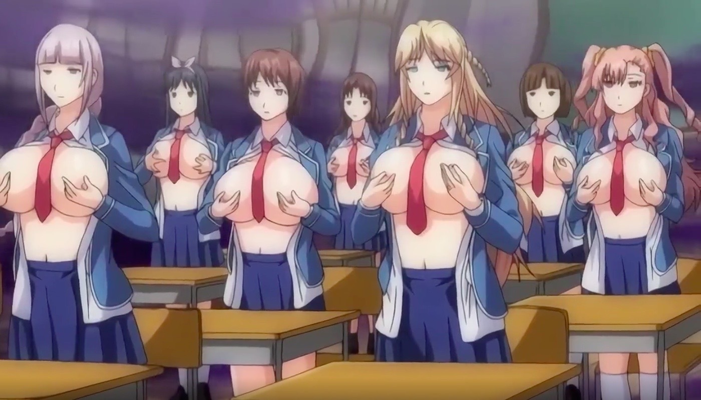 [エロアニ]ムチムチたわわなおっぱい女の子だらけの学園で片っ端から性奴隷にしていく